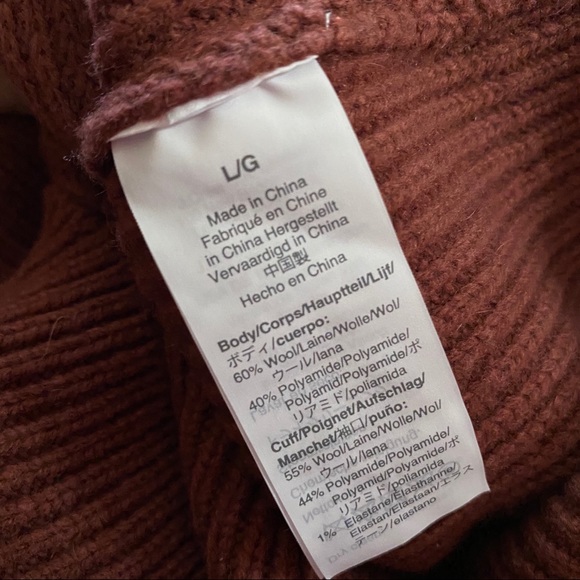 Madewell Thornton balloon sleeve sweater horseman - Picture 4 of 5